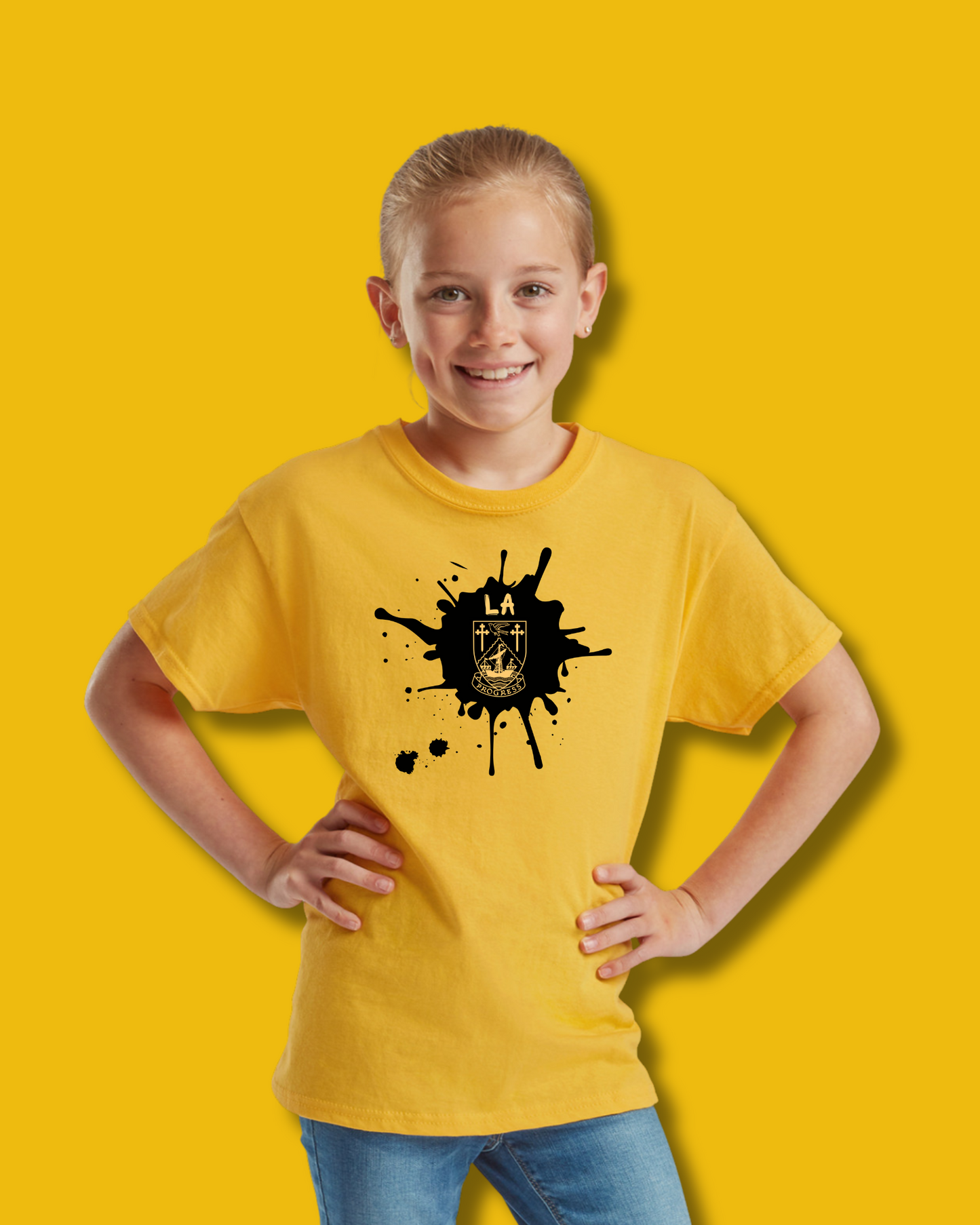 Littlehampton Town FC Kids Supporters T-Shirt – Gold