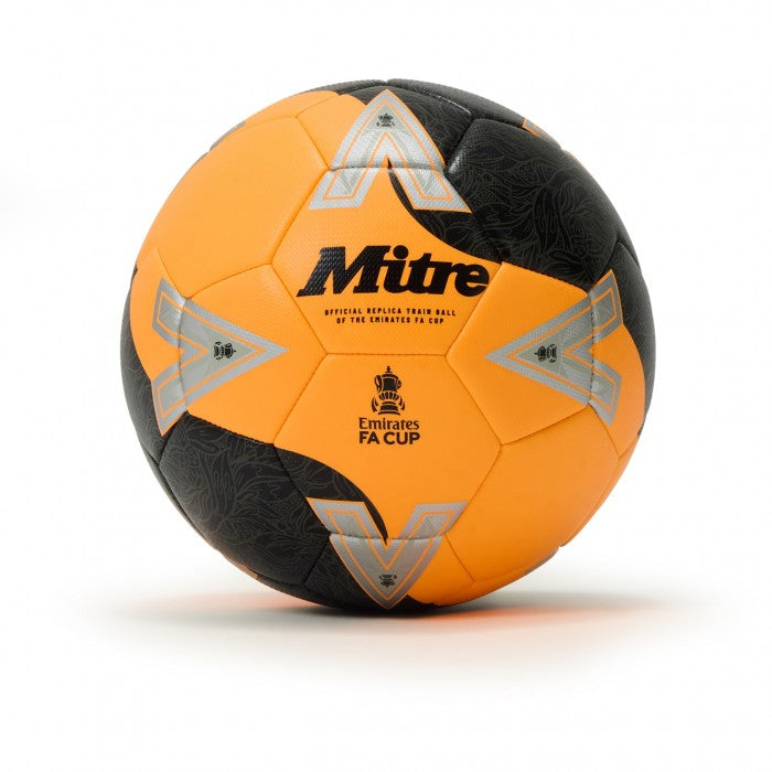 Mitre FA Cup Football 25/26 SIZE 4 (Orange)