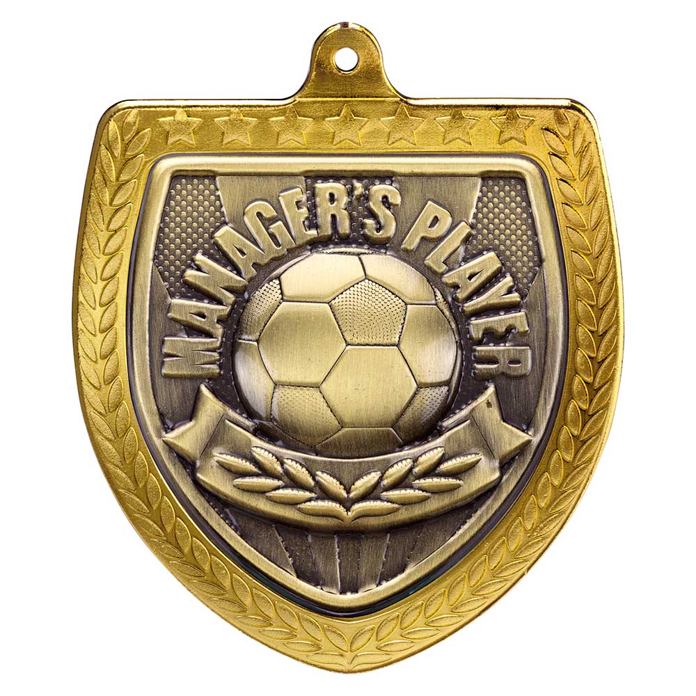 Cobra Football Managers Player Shield Medal