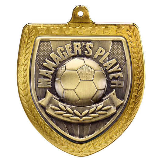 Cobra Football Managers Player Shield Medal