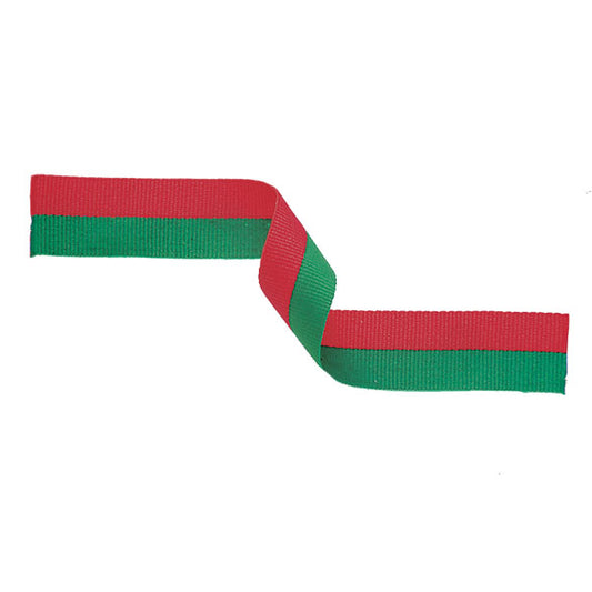 Medal Ribbon - Red and Green
