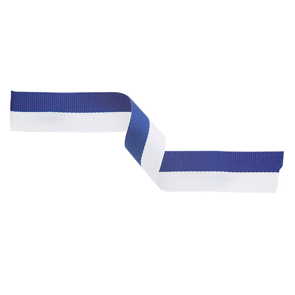 Medal Ribbon - Blue & White
