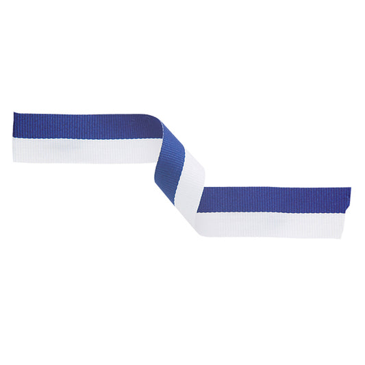 Medal Ribbon - Blue & White