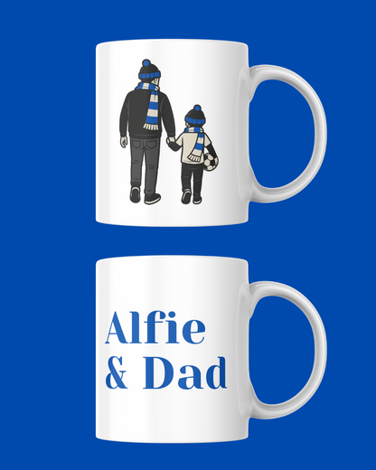 Custom "Off to the Football We Go" Printed Mug – Personalised Gift for Football Fans