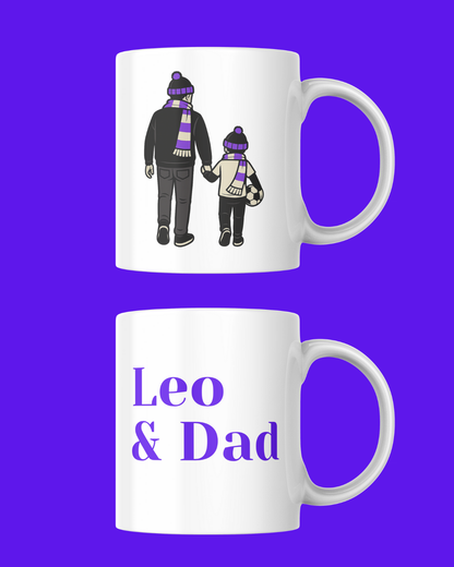 Custom "Off to the Football We Go" Printed Mug – Personalised Gift for Football Fans