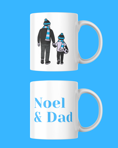 Custom "Off to the Football We Go" Printed Mug – Personalised Gift for Football Fans
