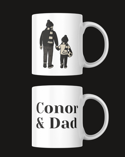Custom "Off to the Football We Go" Printed Mug – Personalised Gift for Football Fans