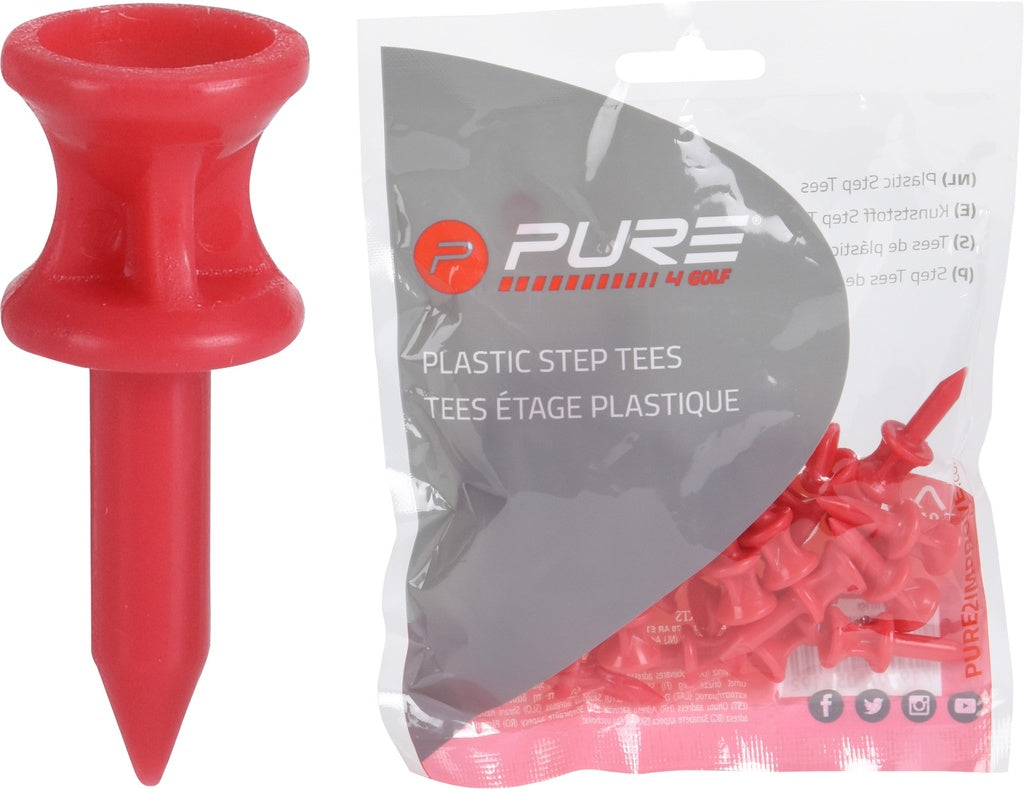 Pure2improve Step Tees (Bag of 25) 37mm