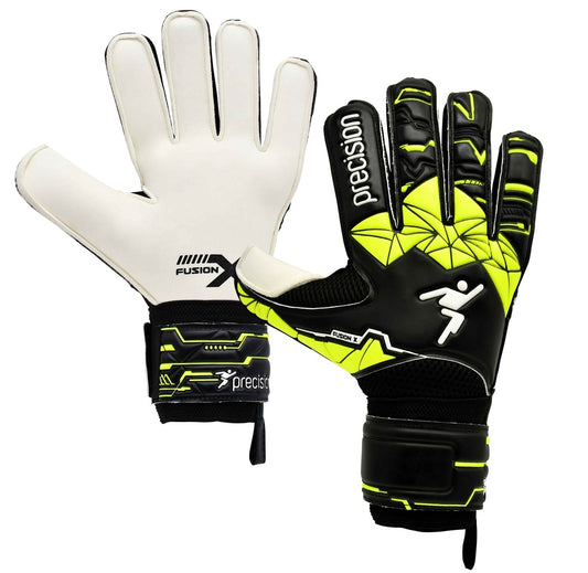 Precision Adults Fusion X Flat Cut Finger Protect GK Gloves