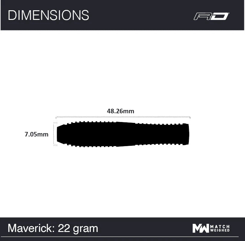 Winmau Maverick 80% Tungsten Darts