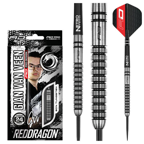 Red Dragon Darts Set - Gian Van Veen