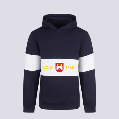 Custom Club Panelled Hoodie – Front Row Heavyweight Team Hoodie with Crest & Team Name
