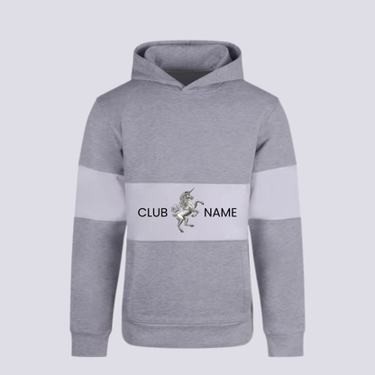 Custom Club Panelled Hoodie – Front Row Heavyweight Team Hoodie with Crest & Team Name