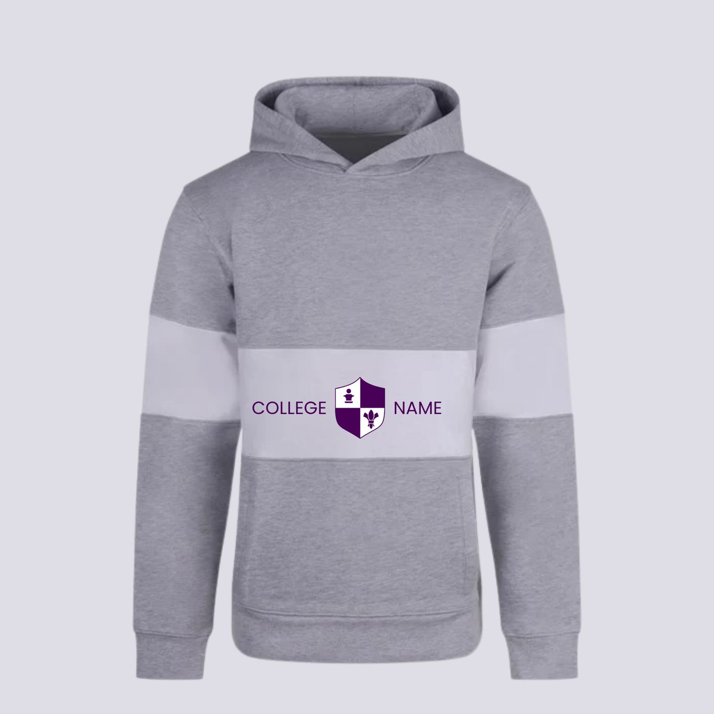 Custom Club Panelled Hoodie – Front Row Heavyweight Team Hoodie with Crest & Team Name