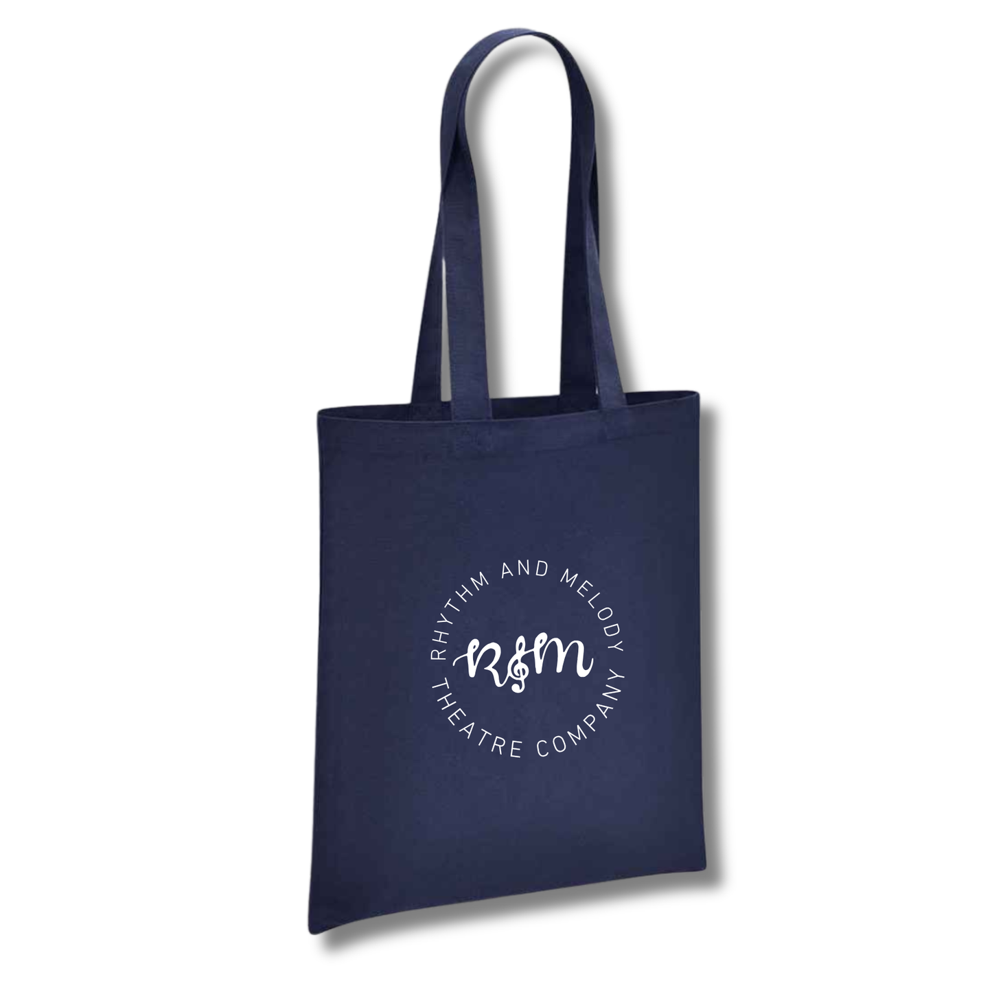 Rhythm and Melody Cotton Tote Bag – Navy