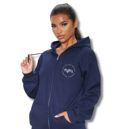 Rhythm and Melody Zip Hoodie (Zoodie) – Junior & Adult Sizes (Navy