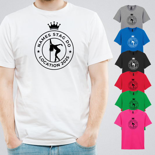 Custom Stag Do T-Shirts – Stripper FC Design