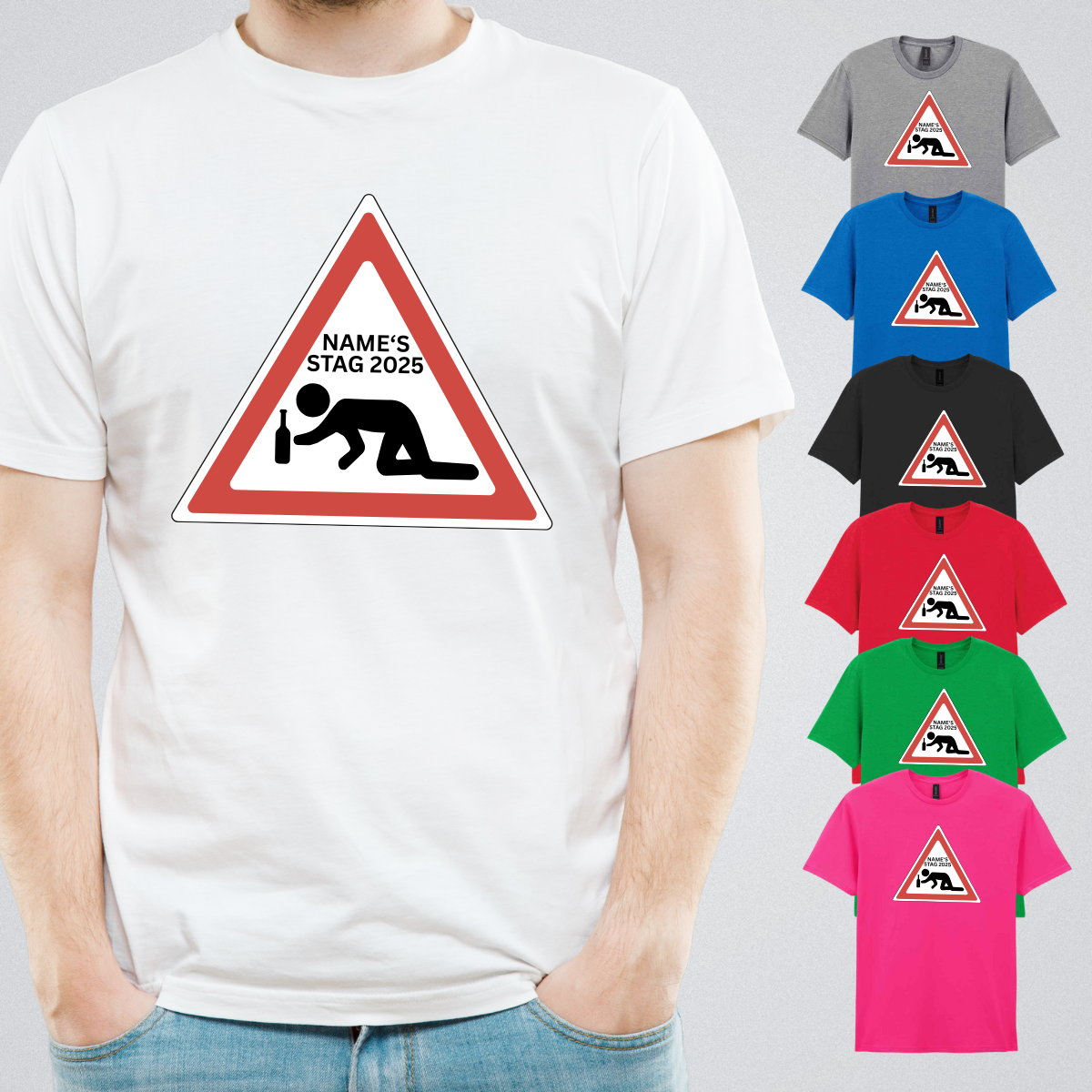 Custom Stag Do T-Shirts – Man Down Design