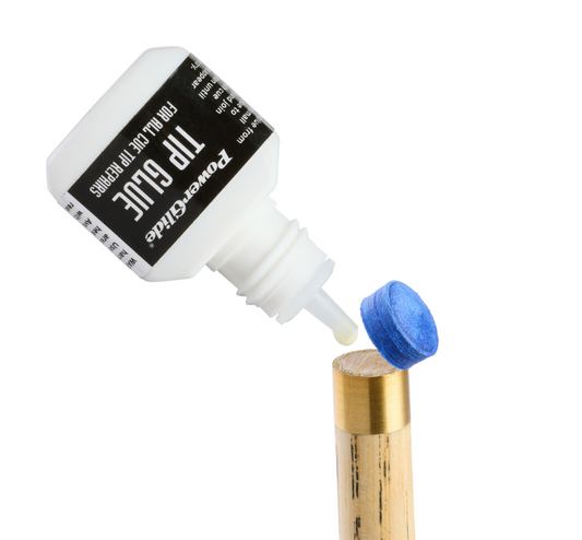 PowerGlide Cue Tip Cement 14g (0.5oz) – Stick-On Tip Adhesive