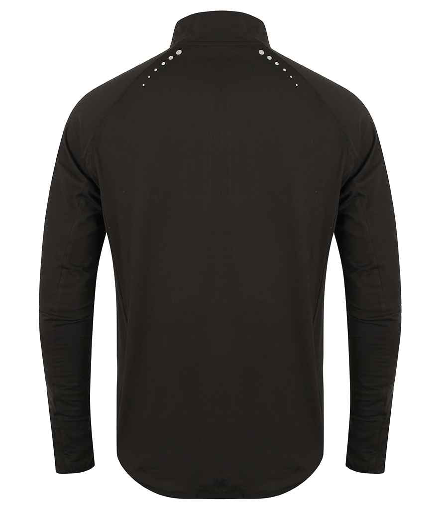Tombo Long Sleeve Zip Neck Performance Top