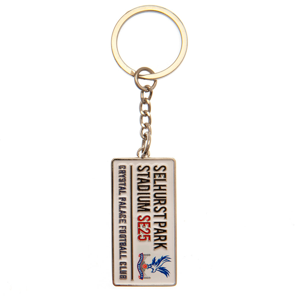 Football Teams Street Sign Keyring