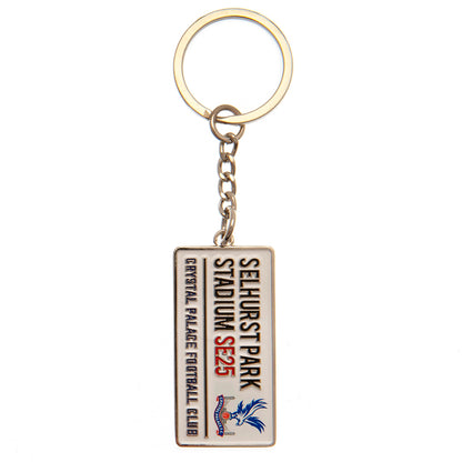 Football Teams Street Sign Keyring