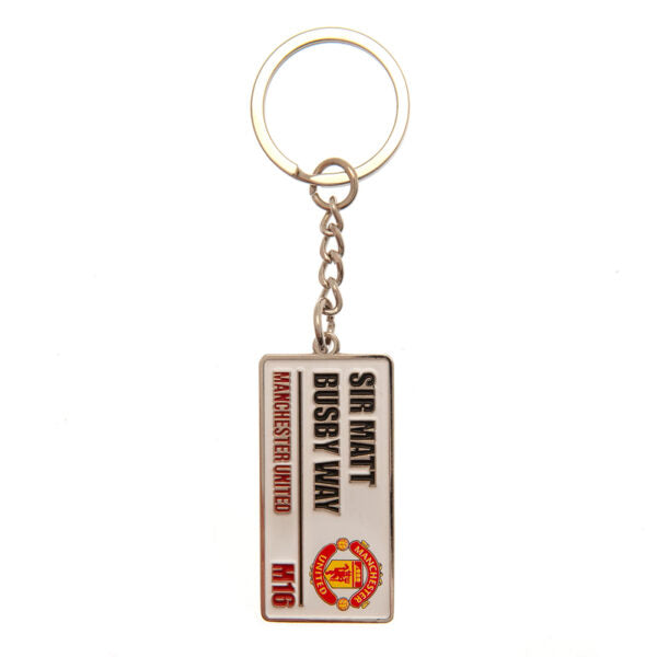 Football Teams Street Sign Keyring