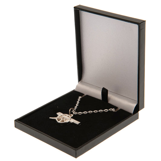 Football Team Silver Plated Boxed Pendant
