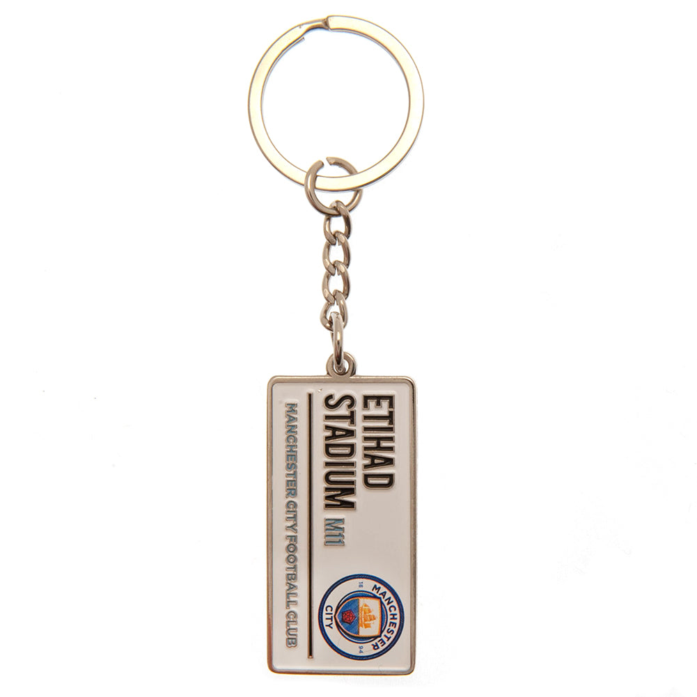 Football Teams Street Sign Keyring