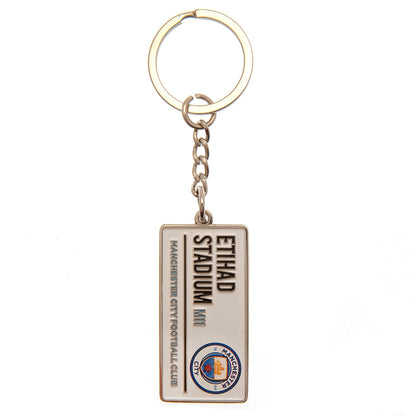 Football Teams Street Sign Keyring