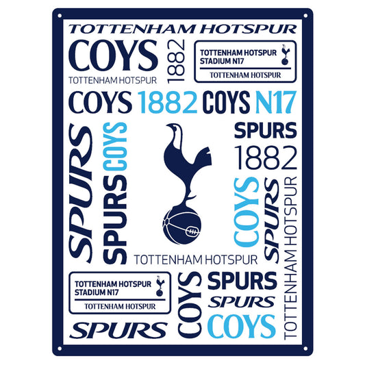 Tottenham FC Large Montage Sign