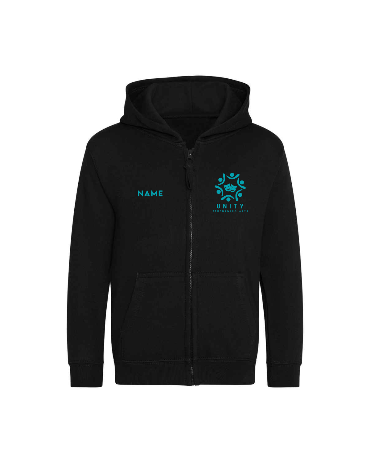 Unity Performing Arts Black Zip Hoodie