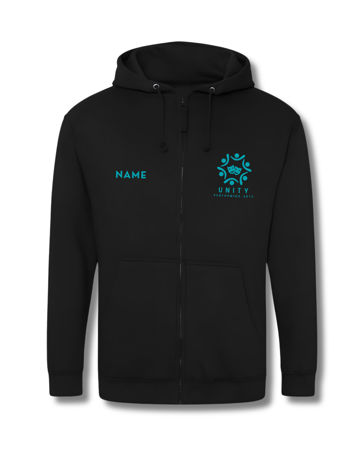 Unity Performing Arts Black Zip Hoodie