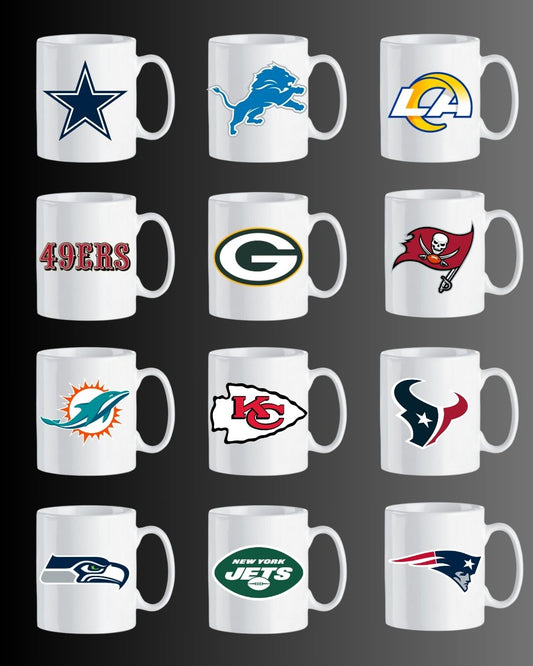 American Football Mugs - Any Team - Made to order