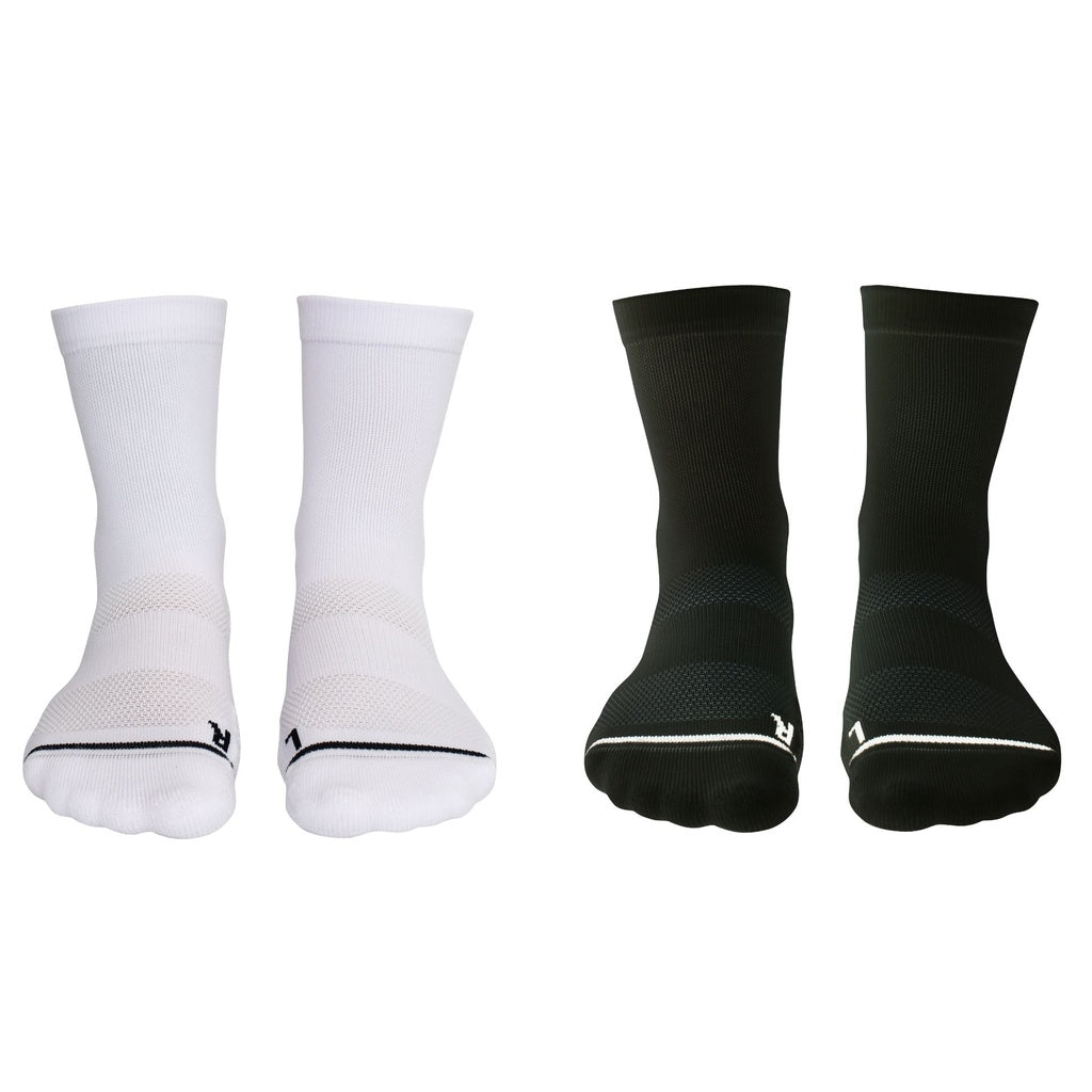 Velocity Performance Crew Running Socks (2 Pairs)