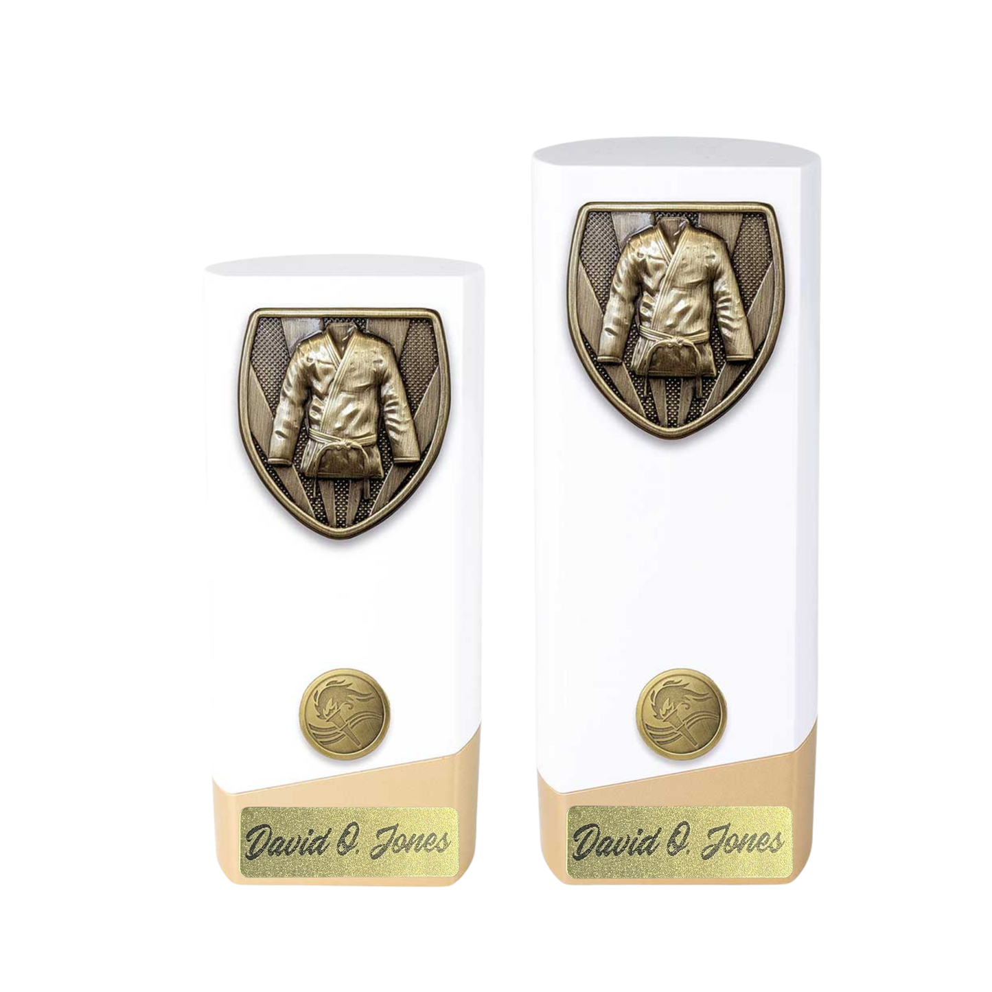 Prime Cobra Martial Arts Award Trophy White