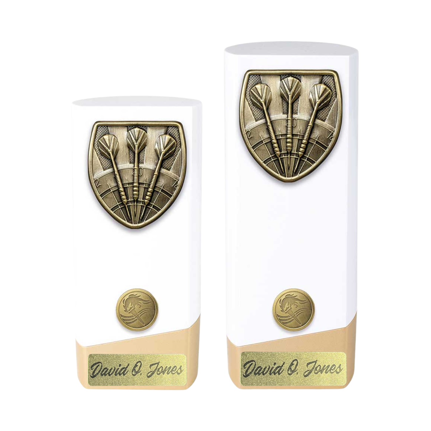 Prime Cobra Darts Award Trophy White