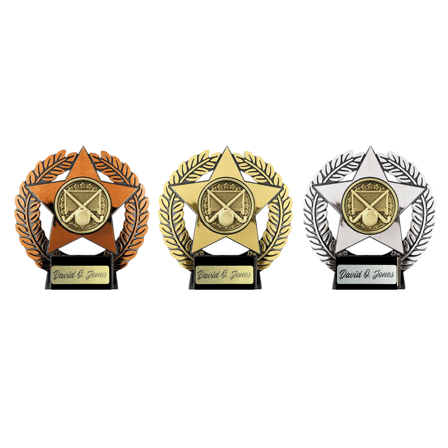 Emperor Star Hockey Plaque Trophy
