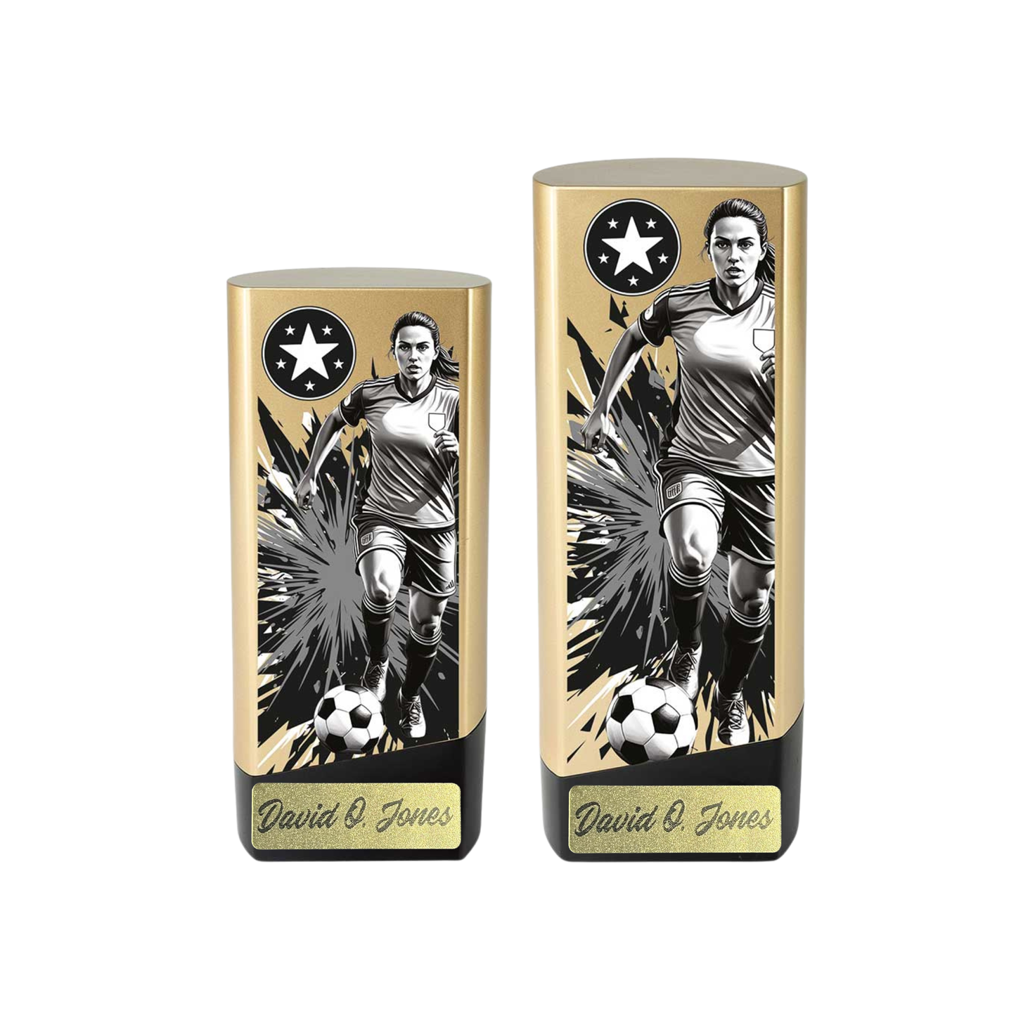 Prime Heavyweight Football Trophy - Ladies - Gold