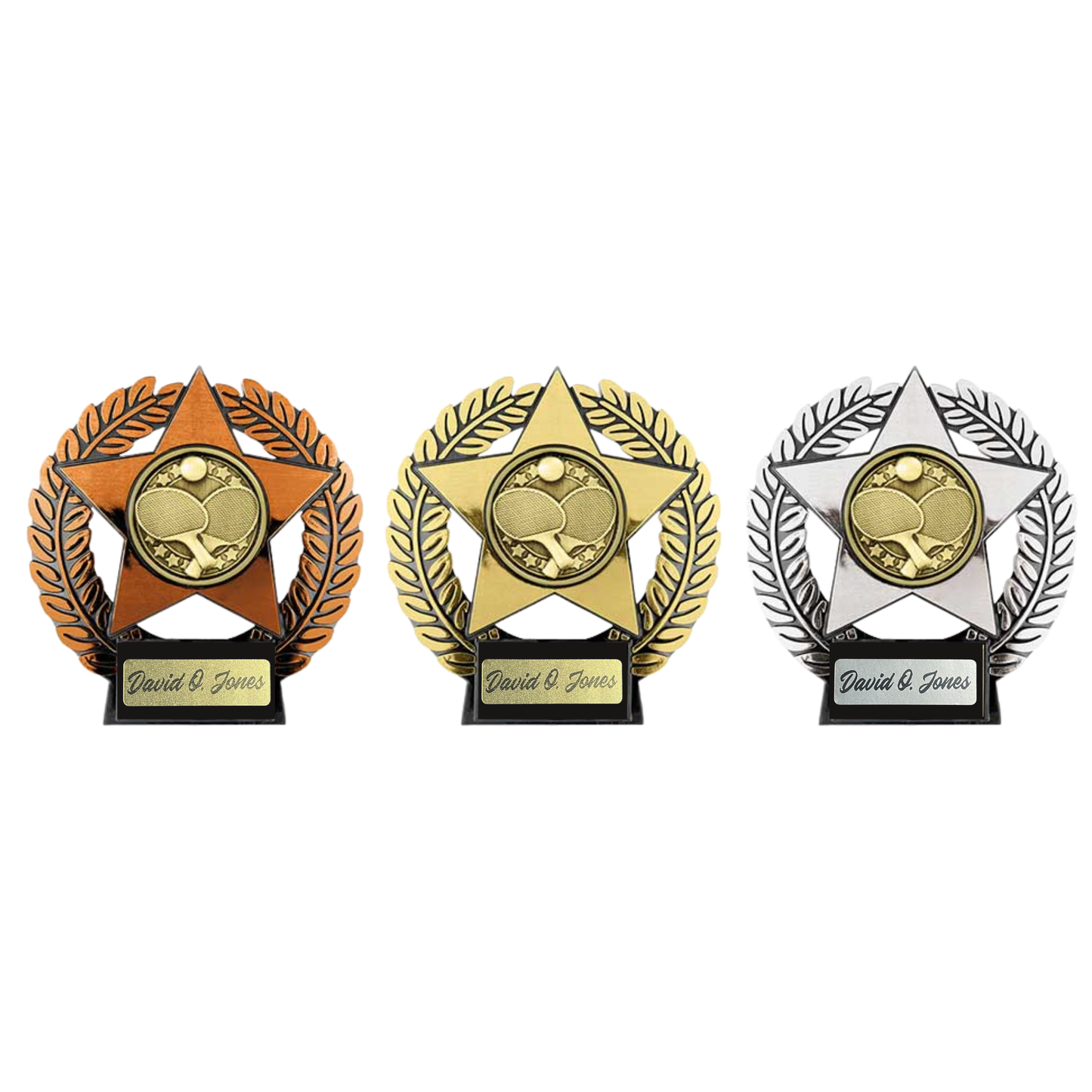 Emperor Star Table Tennis Plaque Trophy