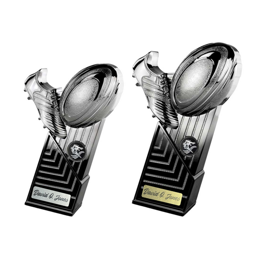 The Marauders Rugby Heavyweight Trophy Silver/Black