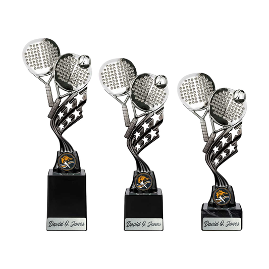 Innov8 Padel Plastic Trophy Silver