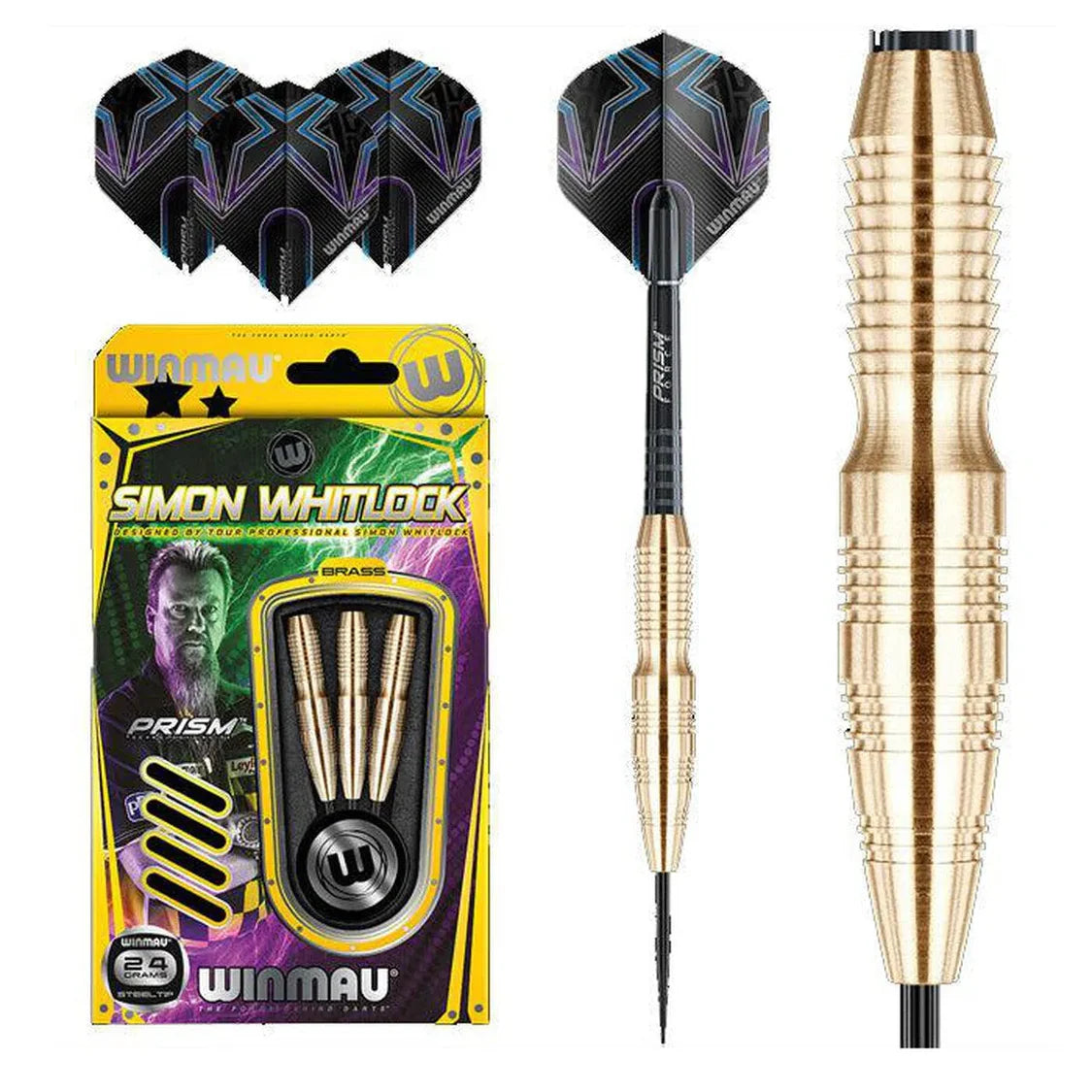 Winmau Simon Whitlock Brass Steel Tip Darts