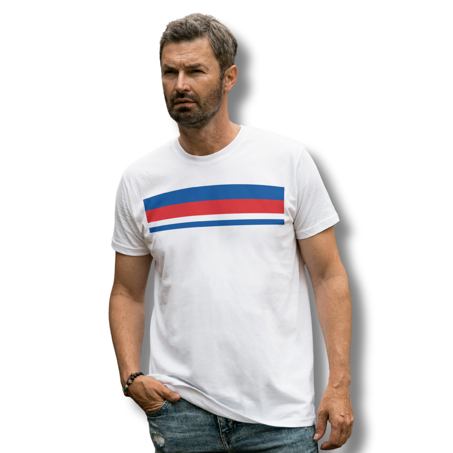 England 1982 Retro Football T-Shirt – Espana 82 Inspired Graphic Tee (White)