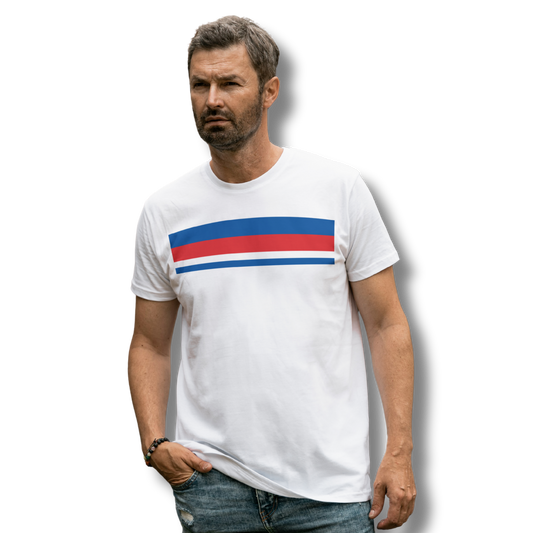 England 1982 Retro Football T-Shirt – Espana 82 Inspired Graphic Tee (White)