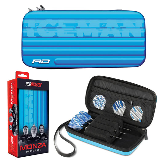 Red Dragon Darts Monza Iceman Branded Blue Dart Case