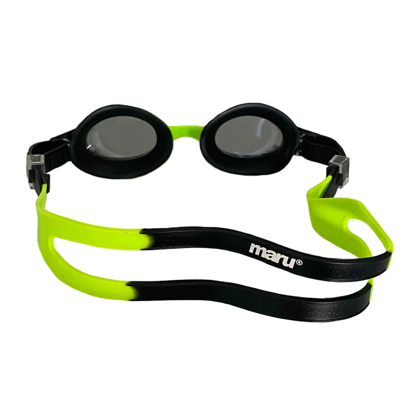 Maru Swimming Sprite Anti-Fog Junior Goggles - Black/Green