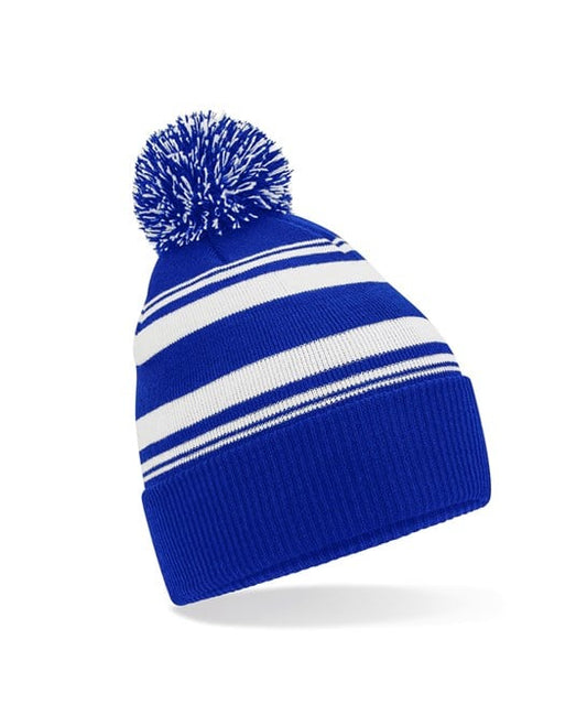Striped Teamwear Supporter beanie winter hat