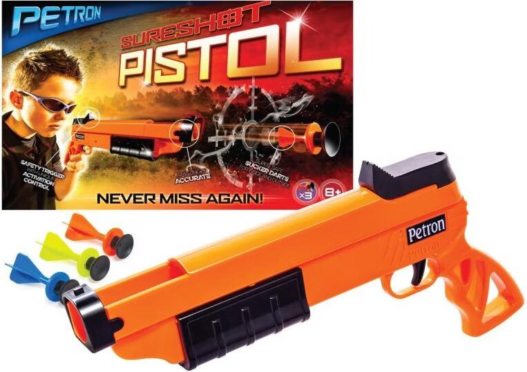 Petron Sureshot Sucker Dart Pistol Toy