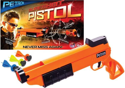 Petron Sureshot Sucker Dart Pistol Toy